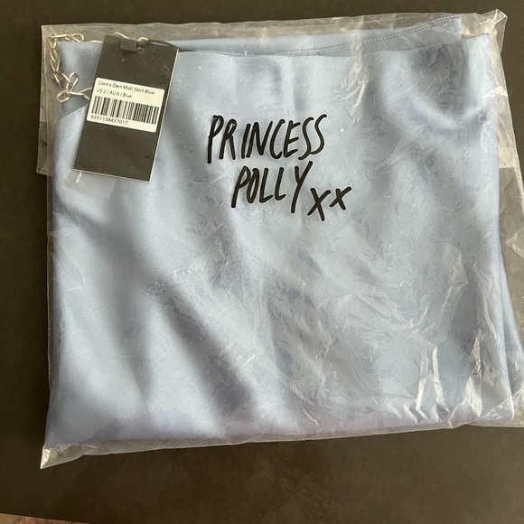 Silk midi skirt with chain detail - Picture 2 of 2